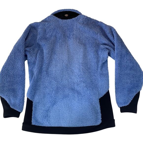 Vintage Mountain Hardwear Polartec High Loft Fleece Jacket Blue Womens Medium - Picture 8 of 10